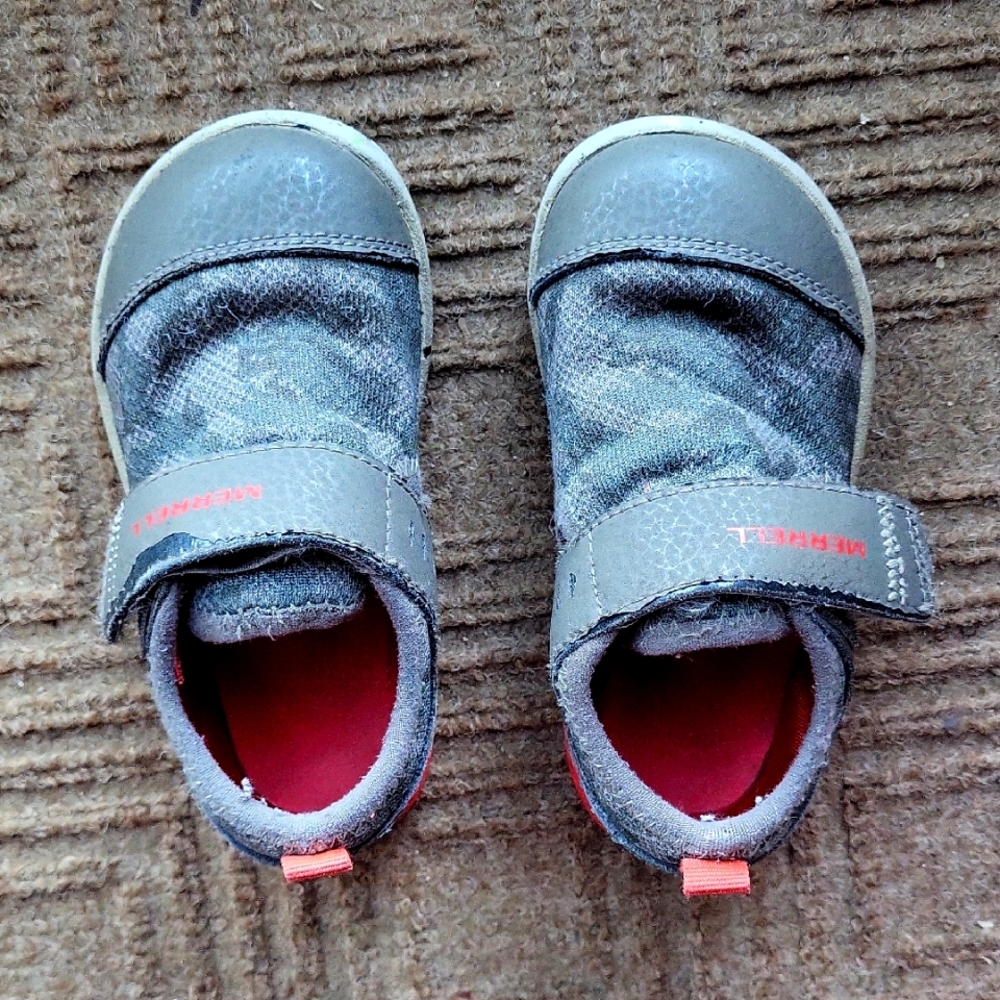 Merrell Bare Steps Toddler 5.5 W Camo Water Shoes